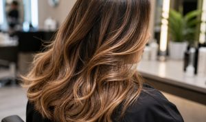 shampoing bleu avant apres